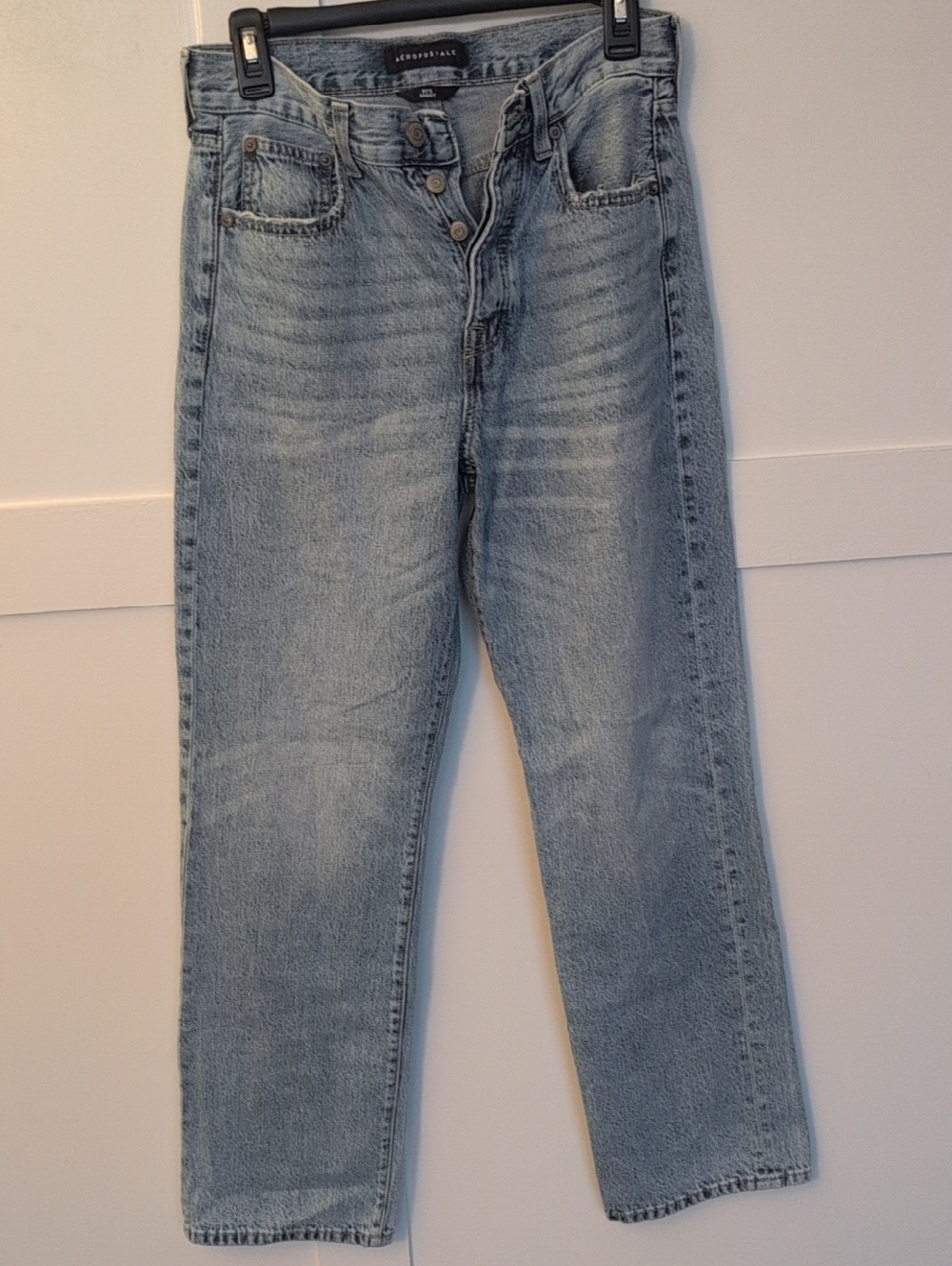 Aeropastle Light Blue 90s Baggy Womens Jeans